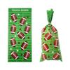 RS 50Pcs Football Treat Bags - Heat Sealable Cellophane Bags with 50Pcs Twist Ties for Kids Birthday Party view 3