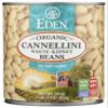 Eden Foods Organic Cannellini White Kidney Beans, No Salt Added, Gluten Free & Non-GMO, 29 Oz (Pack of 12) view 1