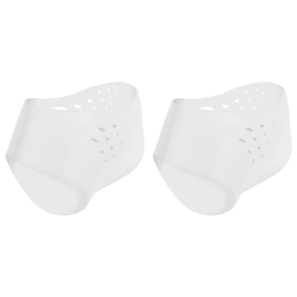 1 Pair Invisible Height Increase Insole, Silicone Heel Protector Invisible Heel Lift Shoe Insoles, Inserts Silicone Heightening Insoles for Men and Women Half Shoe Pad
