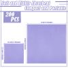 200 Pieces Cocktail Napkins 2 Ply Beverage Napkin Disposable Paper Napkins for Dinner Wedding Birthday Graduation Holiday Party Restaurant Bar Bridal Anniversary Event (Light Purple) view 3