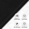 KAMMAK Black Napkins Disposable with Pocket Wedding Decorative Dinner Paper Napkins 100 Pack Linen Feel Prefolded Guest Hand Towels for Party Decoration, Cocktail Reception, Hotel (16.5 x 16.5 inch) view 4