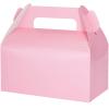 UnicoPak 30 Pack Pink Gable Treat Boxes Party Favor Boxes, Goodie Bag Boxes for Treats Cookies Candies, Ideal for Birthday, Pink Party Favors, Baby Shower, Valentine's Day  6.5x3.5x3.5 Inches view 1