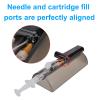 APDTEK Tandem tslim X2 Pump Cartridge Filling Tool Accessories, tslim X2 Insulin Precise Alignment Filling Tool Accessories, Diabetic with Shaky Hands Visual Impairment Supplies, Black view 2