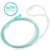 ANSNF Standard Oxygen Nasal Cannula for Adult - 7 ft, Soft Material, Kink Resistant, Lightweight Tubing (5 Pack) view 2