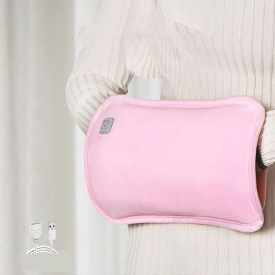 XBLTCM Foldable Hot Water Bag,Washable Hot Water Bottle,Warm Bag for Neck and Shoulder, Back,Hand, Legs, Waist Warm,Period Cramps Pain Relief (Color : A)