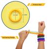 MaberryTech Direct Sensory Bracelets for Girls Boys, Fidget Bracelet for Kids with Autism ADHD Anxiety or Teething Needs, Stretchy Coil Chew Bracelet Sensory Chew Toys 15 Pack - BPA Free view 2