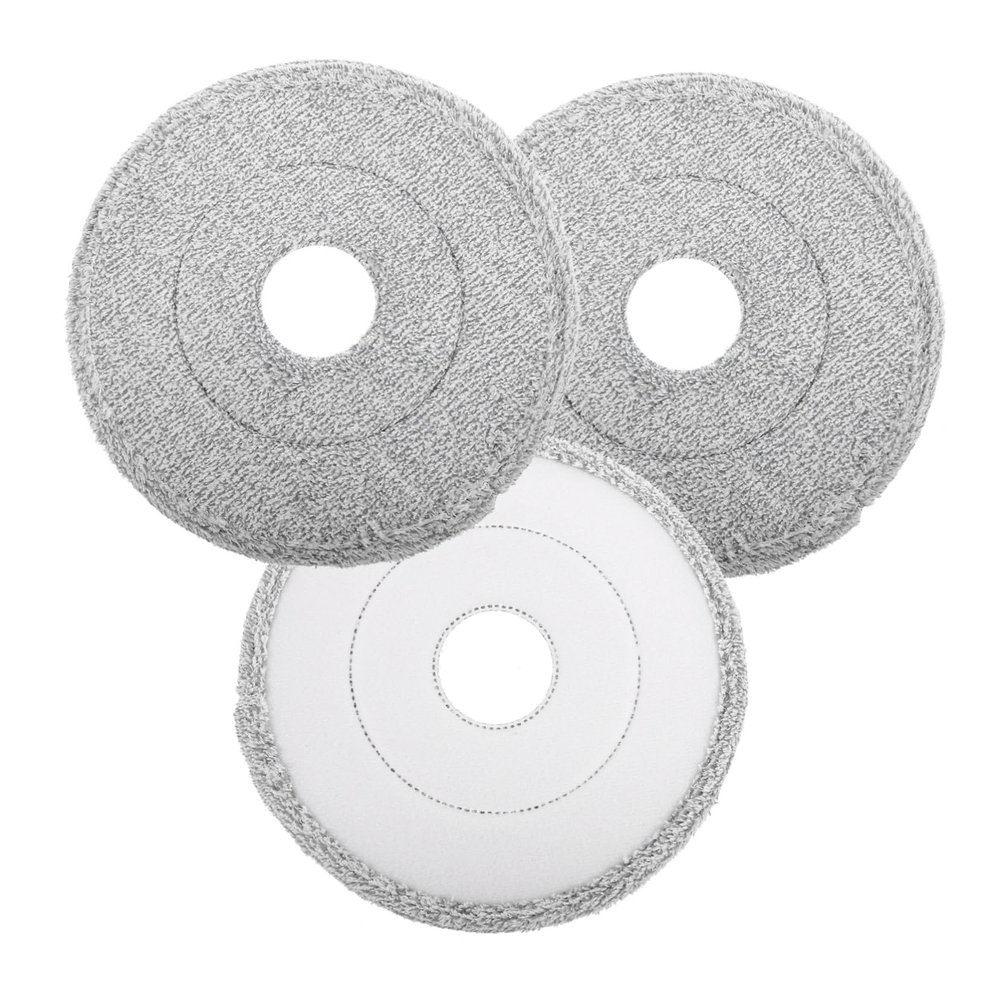 Zerodeko 3pcs Cotton Mop Replacement for Household Cleaning Easy to Install Microfiber Mop Refills for Hardwood Tile and Floors Highly Absorbent Fast Drying