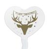 GRAPHICS & MORE Merry Christmas Deer Heart Love Cupcake Picks Toppers Decoration Set of 6 view 2
