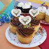 GRAPHICS & MORE Merry Christmas Deer Heart Love Cupcake Picks Toppers Decoration Set of 6 view 4