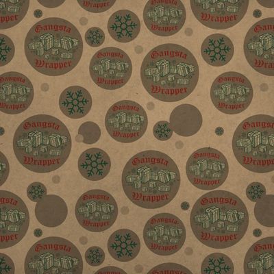 GRAPHICS & MORE Gangsta Wrapper Premium Kraft Gift Wrap Wrapping Paper Roll