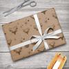 GRAPHICS & MORE Merry Christmas Deer Premium Kraft Gift Wrap Wrapping Paper Roll view 4
