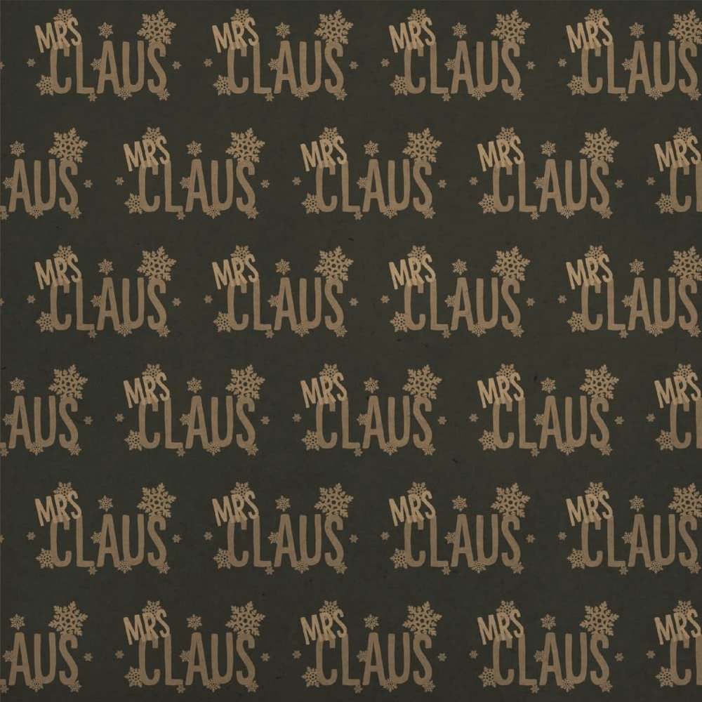 GRAPHICS & MORE Mrs Claus Premium Kraft Roll Gift Wrap Wrapping Paper