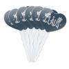 GRAPHICS & MORE Mrs Claus Heart Love Cupcake Picks Toppers Decoration Set of 6 view 1