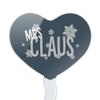 GRAPHICS & MORE Mrs Claus Heart Love Cupcake Picks Toppers Decoration Set of 6 view 2