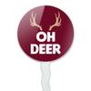 GRAPHICS & MORE Oh Deer Cupcake Picks Toppers Decoration Set of 6 view 2