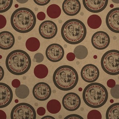 GRAPHICS & MORE Christmas Spirit Premium Kraft Gift Wrap Wrapping Paper Roll