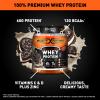 Body Fortress Super Advanced Whey Protein Powder, Cookies N Creme, 60g Protein & 12g BCAAs Per 2 Scoops, Muscle Gain & Recovery, Immune Support with Vitamins C & D, 1.78lbs (Packaging May Vary) view 2