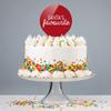Acrylic Santa's Favourite Cake Topper Party Decoration for Wedding Anniversary Birthday Graduation view 4