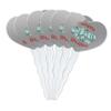 GRAPHICS & MORE Gangsta Wrapper Heart Love Cupcake Picks Toppers Decoration Set of 6 view 1
