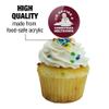 GRAPHICS & MORE Meltdown Cupcake Picks Toppers Decoration Set of 6 view 3