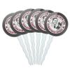 GRAPHICS & MORE Christmas Spirit Cupcake Picks Toppers Decoration Set of 6 view 1
