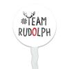 GRAPHICS & MORE Team Rudolph Cupcake Picks Toppers Decoration Set of 6 view 2