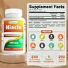 Best Naturals Niacin 500mg 250 Tablets with Flushing - Also Called Vitamin B3 (250 Count (Pack of 1)) view 2