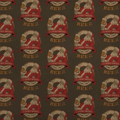 GRAPHICS & MORE Most Wonderful Time for a Drink Premium Kraft Roll Gift Wrap Wrapping Paper
