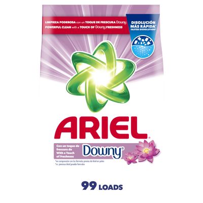 Ariel with a Touch of Downy Freshness, Powder Laundry Detergent, 158 ounces, 99 Loads