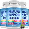 8 in 1 Immune Support Booster Supplement with Echinacea, Vitamin C and Zinc 50mg, Vitamin D 5000 IU, Turmeric Curcumin & Ginger, B6, Elderberry (8 in 1 Capsules (Pack of 3)) view 1