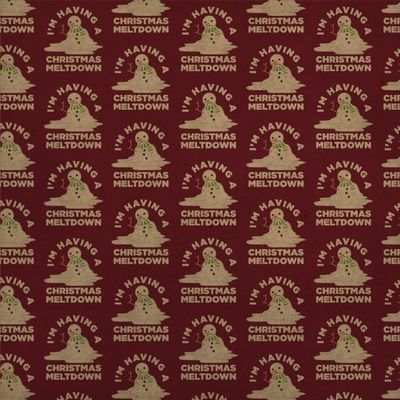 GRAPHICS & MORE Meltdown Premium Kraft Roll Gift Wrap Wrapping Paper