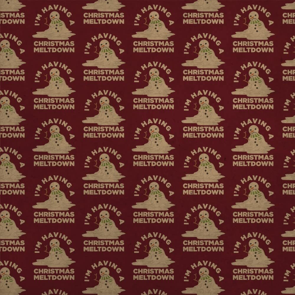 GRAPHICS & MORE Meltdown Premium Kraft Roll Gift Wrap Wrapping Paper