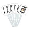 GRAPHICS & MORE Bah Hum Pug Cupcake Picks Toppers Decoration Set of 6 view 1