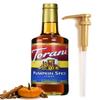 Pumpkin Spice Syrup For Coffee 25.4Oz Bottle With AlphaPantry Gold Pump view 1