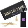 Purple Rose Supply - 2-4g Personal Cannagar Mold Cigar Roller Packer Thai Stick Press Kit - 1 Hour Burn Time - Upgraded Rolling Machine - Use with Favorite Wraps - Travel Friendly - Great Gift view 1