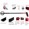 12-32ft Water Fed Pole Kit Window Cleaning Brush Adjustable Telescopic Rod Cleaning Equipment for Solar Photovoltaic Panel Cleaning,Trucks Windows Washing,7.2m/24ft view 4