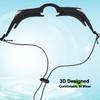 WAHAH Multi-Functional Hydrating Sleep Mask, Dry Eyes Relief Sleep Mask, CPAP Eye Mask for Sleeping, Anti-Fog Wind Proof Clear Goggles, Anti-Fog Motorcycle Riding Goggles Glasses (Smoked) view 4