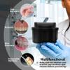 Annhua Denture Cup Retainer Cleaning Case Denture Soaking Container With Strainer Basket, Denture Cups For Soaking Dentures Mouthguard Storage Holder - Black view 2