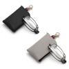 Autojouls Folding Reading Glasses, Key Chain Bag Readers Compact Easy Carry Readers Glasses (2-Pack, Black Gunmetal 3.0 x) view 1