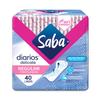 SABA Diarios Regular Delicate Pantiliners, Unscented, Breathable & Comfortable for Everyday Freshness, 40 Count (10-Pack) view 1