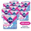 SABA Diarios Regular Delicate Pantiliners, Unscented, Breathable & Comfortable for Everyday Freshness, 40 Count (10-Pack) view 2