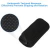 2 Pack Black Walker Cushion Hand Grip Covers, Universal Soft Padded Foam Hand Grip Non Slip Adjustable Walking Aid for Wheelchairs Crutches Rollator Walkers view 3