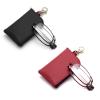 Autojouls Folding Reading Glasses, Key Chain Bag Readers Compact Easy Carry Readers Glasses (2-Pack, Black Red 2.5 x) view 1