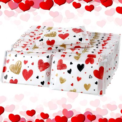 Eaasty 25 Packs Valentine Pocket Pack Travel Facial Tissues 3 Ply Paper Mini Wedding Tissues Bulk for Guests Travel Valentine Wedding Party Favors