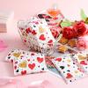 Eaasty 25 Packs Valentine Pocket Pack Travel Facial Tissues 3 Ply Paper Mini Wedding Tissues Bulk for Guests Travel Valentine Wedding Party Favors view 3