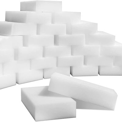 100 Pcs Melamine Sponges Eraser Magical Sponge Dish Bathroom Foam Cleaning Pads Kitchen Items Universal Cleaning Tools