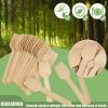 WYOMER 300 Pcs 3.75" Disposable Mini Wooden Tasting Spoons - Bulk Small Wood Spoons for Ice Cream Sampling, Honey, Desserts, Charcuterie Board & Tasting Events view 4