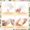 Spiareal 100 Pcs Happy Tears Tissues for Wedding Bulk 3 Ply for Your Happy Tears Wedding Tissues for Guests Pocket Paper 3000 Sheet Mini Travel Size for Bridal Shower Party Favor (Gold Flowers) view 3
