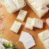 Spiareal 100 Pcs Happy Tears Tissues for Wedding Bulk 3 Ply for Your Happy Tears Wedding Tissues for Guests Pocket Paper 3000 Sheet Mini Travel Size for Bridal Shower Party Favor (Gold Flowers) view 4