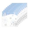 Dulousia Snowflake Napkins, Disposable Christmas Paper Luncheon Napkins Blue Snow Theme Party Decorations, Birthday Beverage Napkin, Winter Celebration Supplies, Unfolded 13x13in, 40Ct view 2